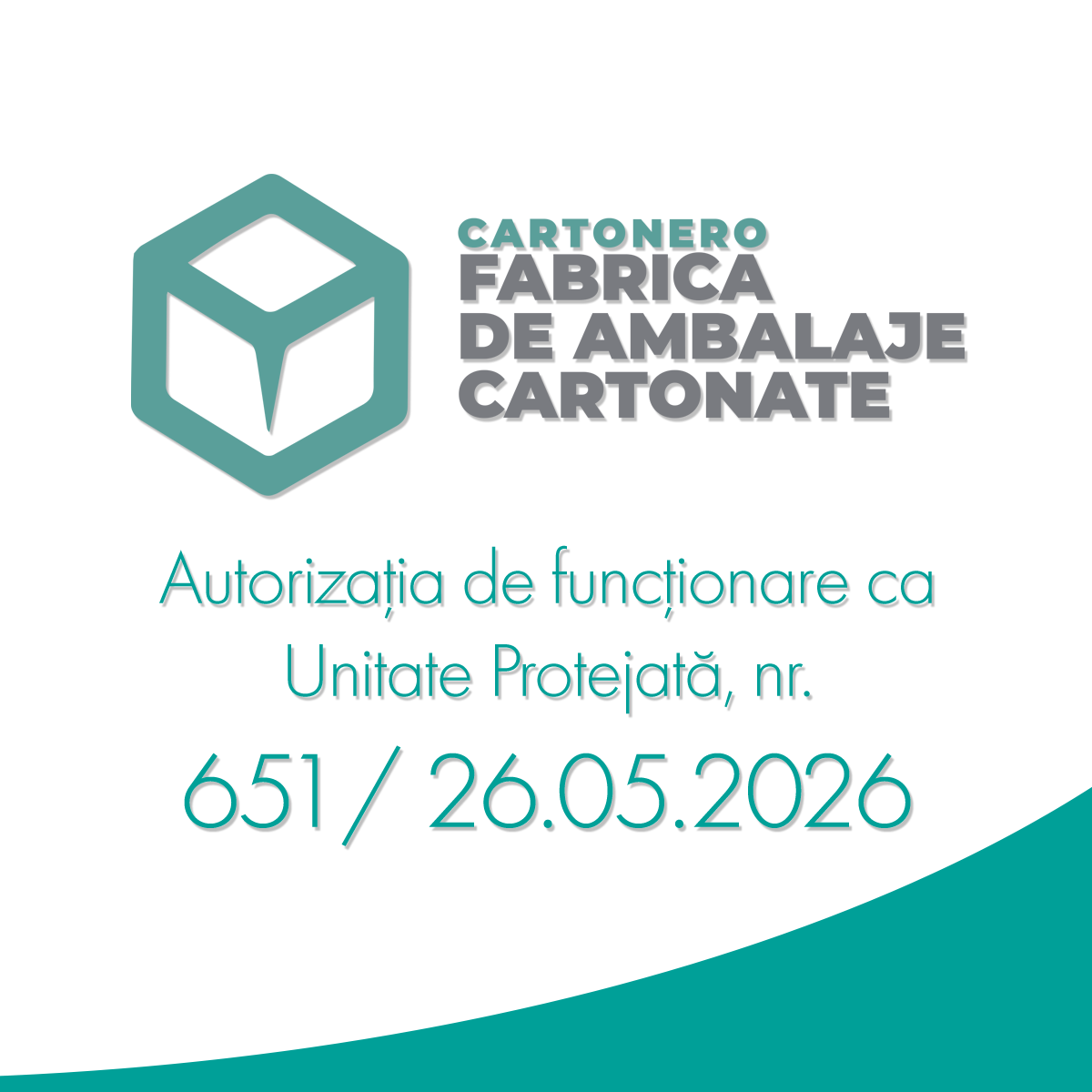 Autorizatie functionare Unitate Protejata